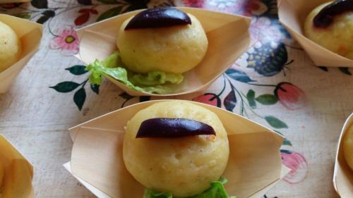 Boules Causa Thon Olives Bambu Plateau